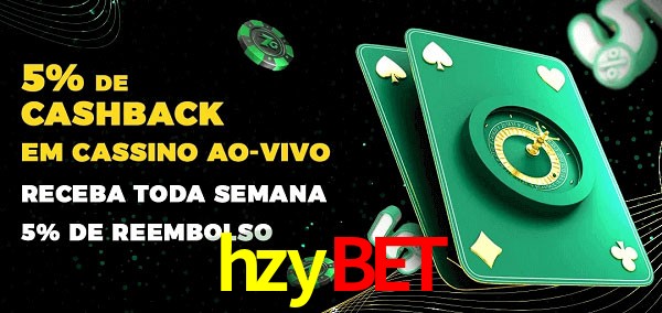 Promoções do cassino ao Vivo hzybet